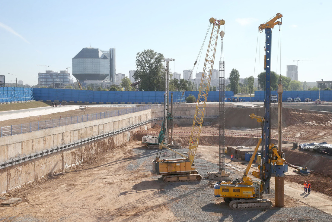 Начало строительства многофункционального комплекса "Газпром Центр"